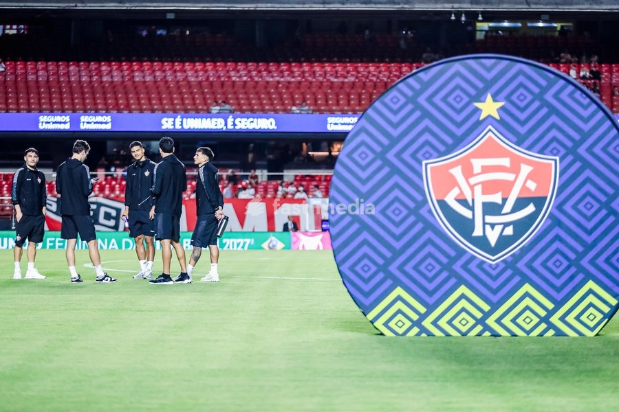 October 10, 2026, São Paulo, São Paulo, Brazil: SÃO PAULO (SP), BRAZIL – OCTOBER 10: Vitória players before the match between São Paulo and Vitória in the 2026 Brazilian Championship at Morumbis Stadium in São Paulo (SP), Brazil, on Saturday, October 10, 2026