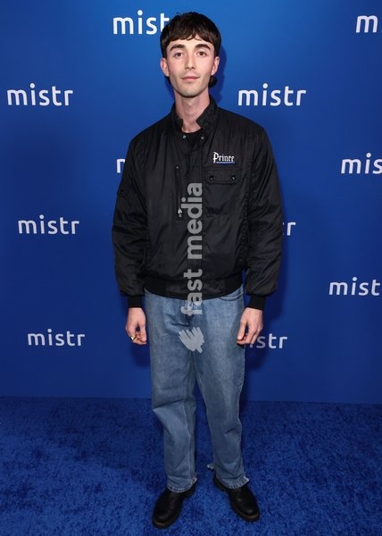 WEST HOLLYWOOD, LOS ANGELES, CALIFORNIA, USA - OCTOBER 10: Grayson Chance arrives at MISTR's 2nd Annual National PrEP Day Celebration held at The Abbey Food and Bar on October 10, 2026 in West Hollywood, Los Angeles, California, United States
