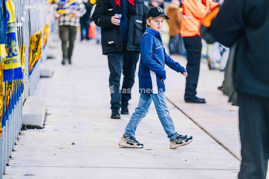 Westerlo's supporters pictured during a soccer match between KVC Westerlo and Royal Antwerp FC, Sunday 11 October 2026 in Westerlo, on day 8 of the 2026-2027 'Jupiler Pro League' first division of the Belgian championship