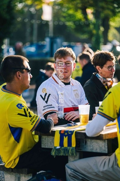 Westerlo's supporters pictured during a soccer match between KVC Westerlo and Royal Antwerp FC, Sunday 11 October 2026 in Westerlo, on day 8 of the 2026-2027 'Jupiler Pro League' first division of the Belgian championship