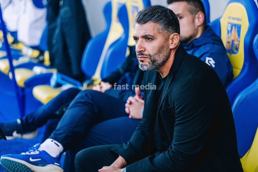 Westerlo's head coach Issame Charai pictured during a soccer match between KVC Westerlo and Royal Antwerp FC, Sunday 11 October 2026 in Westerlo, on day 8 of the 2026-2027 'Jupiler Pro League' first division of the Belgian championship