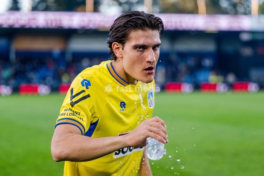 Westerlo's Amando Lapage pictured during a soccer match between KVC Westerlo and Royal Antwerp FC, Sunday 11 October 2026 in Westerlo, on day 8 of the 2026-2027 'Jupiler Pro League' first division of the Belgian championship