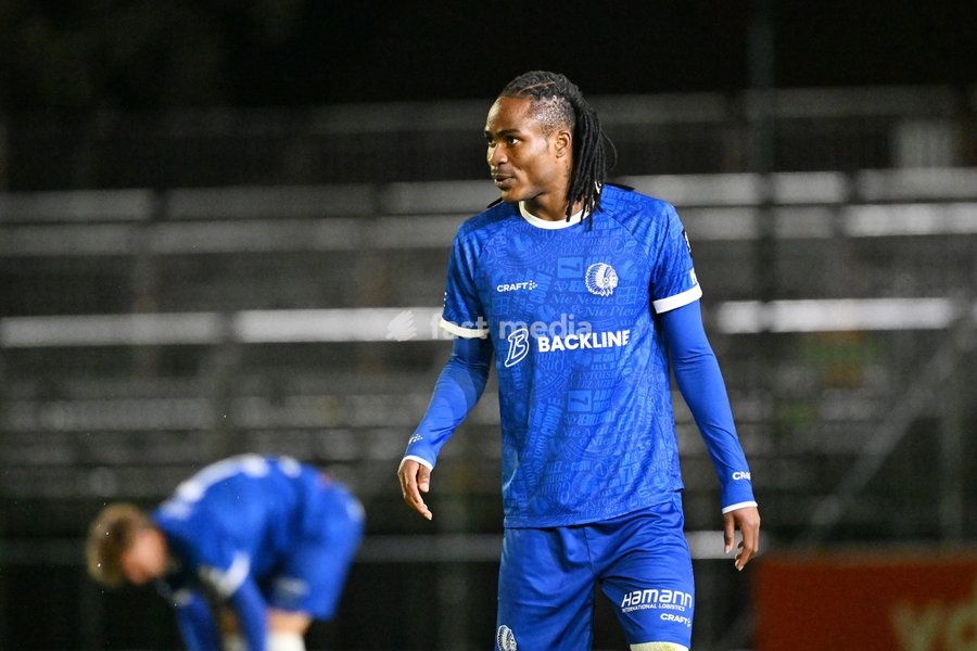 is pictured during a soccer match between Jong KAA Gent and FCV Rfc Seraing, Sunday 11 October 2026 in Gent, on day 7 of the 2026-2027 'Challenger Pro League' second highest division of the Belgian championship