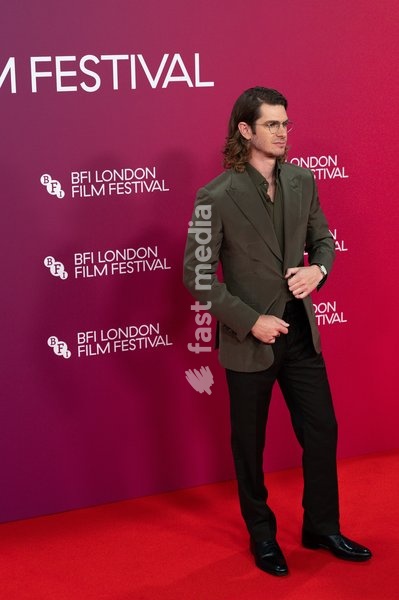 LONDON, ENGLAND - OCTOBER 11: Andrew Garfield attends the “Artificial” gala screening during the BFI London Film Festival at Southbank Centre on October 11, 2026 in London, England