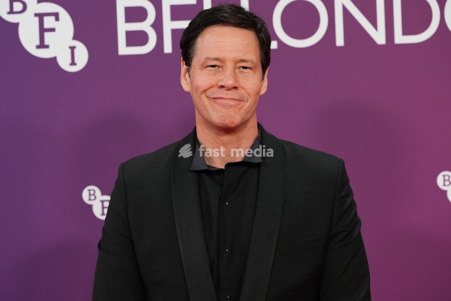 LONDON, ENGLAND - OCTOBER 11: Ike Barinholtz attends the “Artificial” gala screening during the BFI London Film Festival at Southbank Centre on October 11, 2026 in London, England