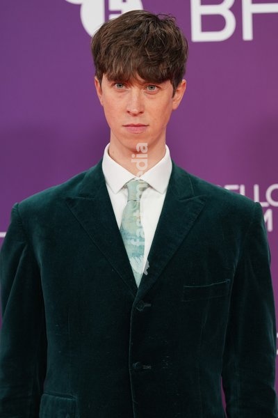 LONDON, ENGLAND - OCTOBER 11: Angus Imrie attends the “Artificial” gala screening during the BFI London Film Festival at Southbank Centre on October 11, 2026 in London, England