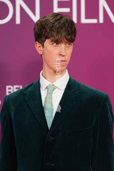 LONDON, ENGLAND - OCTOBER 11: Angus Imrie attends the “Artificial” gala screening during the BFI London Film Festival at Southbank Centre on October 11, 2026 in London, England