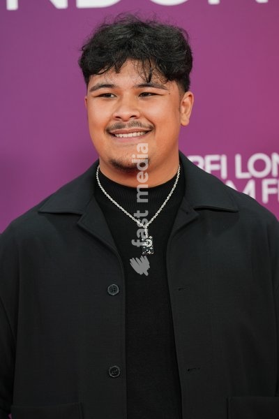 LONDON, ENGLAND - OCTOBER 11: Zanda Emlano attends the “Artificial” gala screening during the BFI London Film Festival at Southbank Centre on October 11, 2026 in London, England