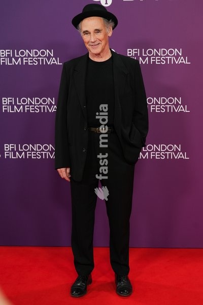 LONDON, ENGLAND - OCTOBER 11: Mark Rylance attends the “Artificial” gala screening during the BFI London Film Festival at Southbank Centre on October 11, 2026 in London, England