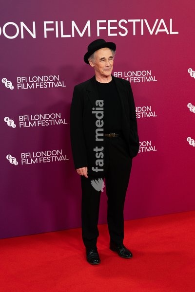 LONDON, ENGLAND - OCTOBER 11: Mark Rylance attends the “Artificial” gala screening during the BFI London Film Festival at Southbank Centre on October 11, 2026 in London, England
