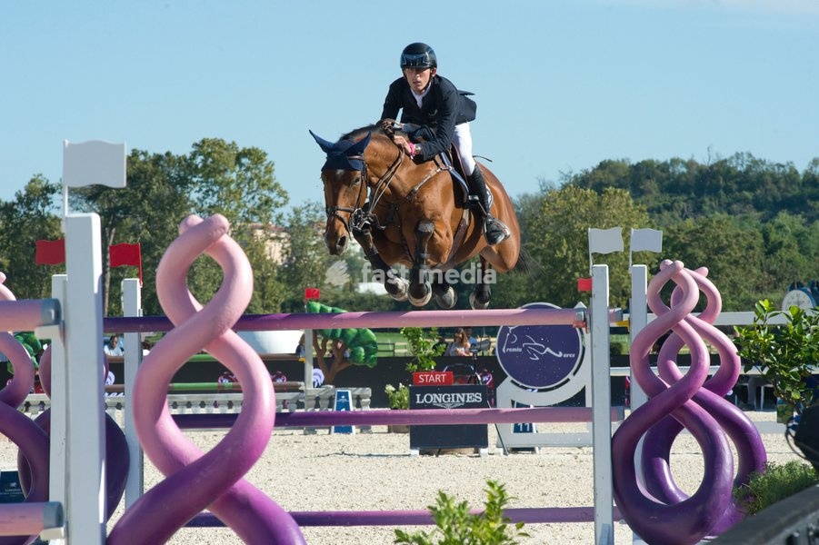 Italy, Rome, 11 October, 2026 - Longines Global Champions Tour Rome. Pietro Giannattasio Military Hippodrome, Pictured : Harry Allen on Edison de Hus Photo