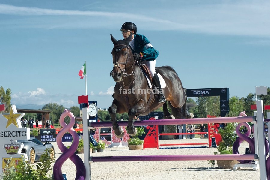 Italy, Rome, 11 October, 2026 - Longines Global Champions Tour Rome. Pietro Giannattasio Military Hippodrome, Pictured : Abdel Savod on Wathnan Quaker Brimbelles Z Photo