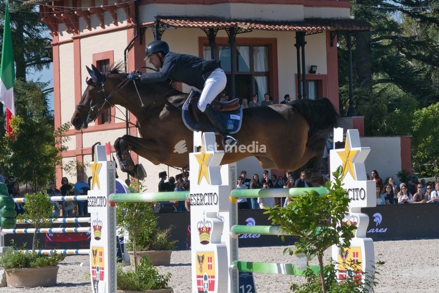 Italy, Rome, 11 October, 2026 - Longines Global Champions Tour Rome. Pietro Giannattasio Military Hippodrome, Pictured : LUCA COATA ON BOJANGLES 5 Photo