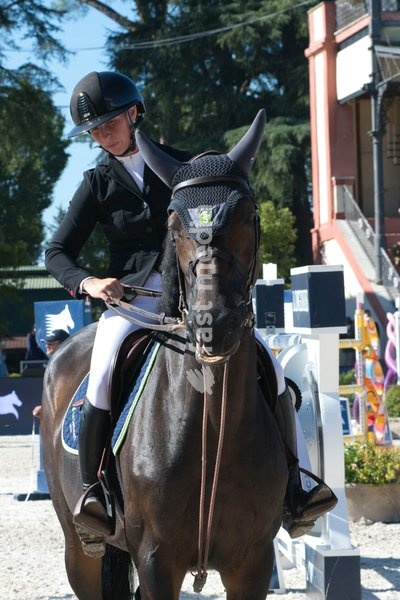 Italy, Rome, 11 October, 2026 - Longines Global Champions Tour Rome. Pietro Giannattasio Military Hippodrome, Pictured : SANNE THIJSSEN ON FARAH Z. Photo