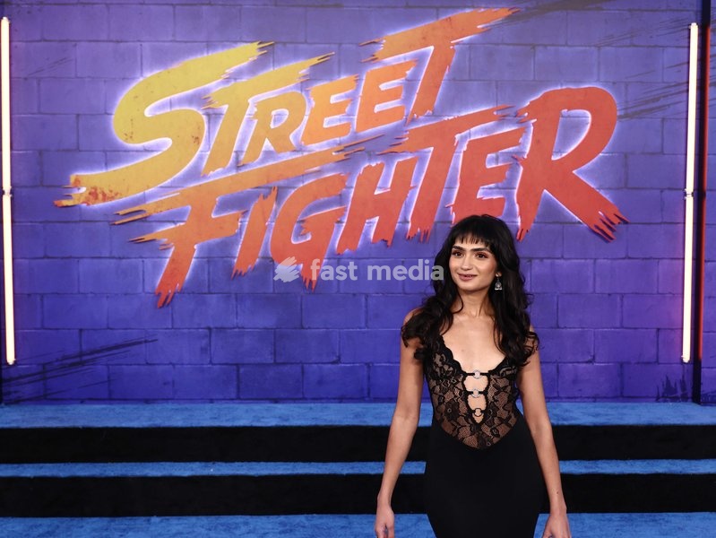 Kairavi Desai at the World Premiere Of Paramount Pictures' 'Street Fighter' held at the TCL Chinese Theatre IMAX at Ovation Hollywood on October 12, 2026 in Hollywood, Los Angeles, California, United States