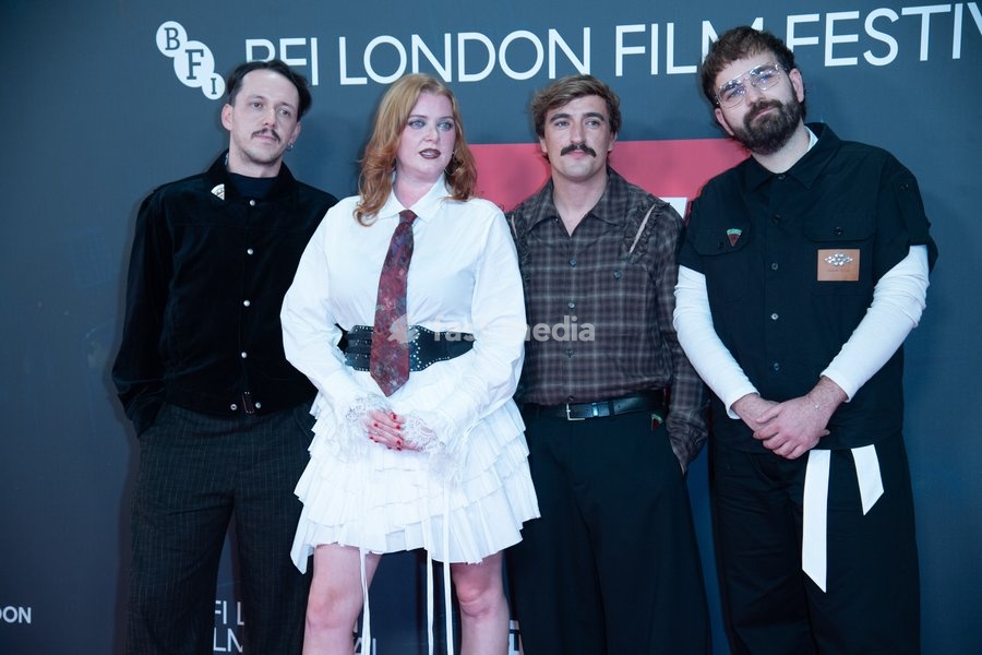 (L-R) - Sam McCann, Karla Chubb, Jack Callan and Zac Stephenson of Sprints attends the Mayor of London's Gala of 'Ink' at The 70th BFI London Film Festival at Royal Festival Hall, Southbank, London, England, UK on Monday 12 October, 2026