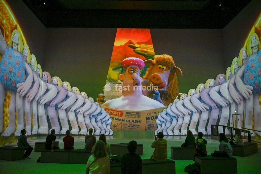 Scene from the Larger Than Life "The Aardman Story" Press screening at LightRoom, London, UK 13/10/2026