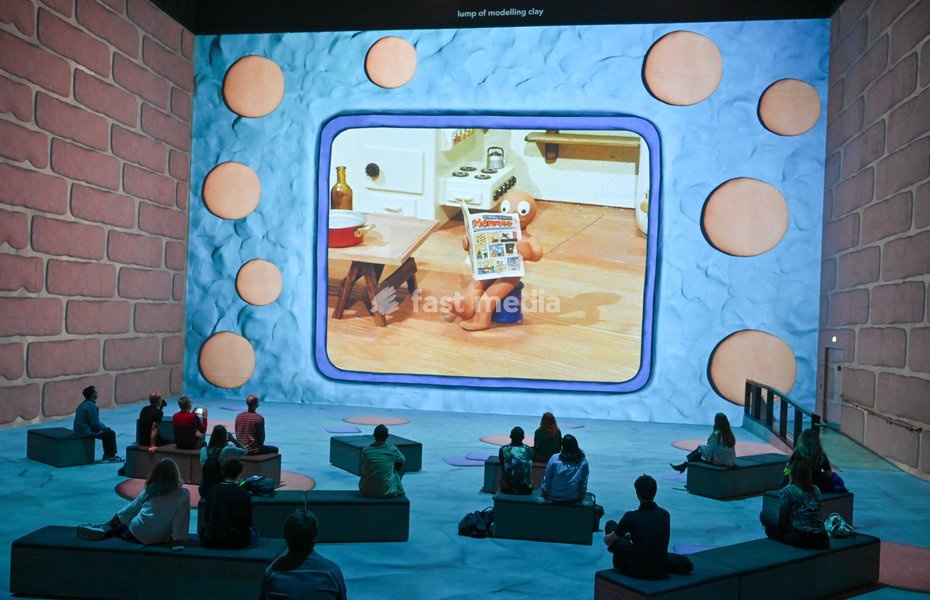Scene from the Larger Than Life "The Aardman Story" Press screening at LightRoom, London, UK 13/10/2026