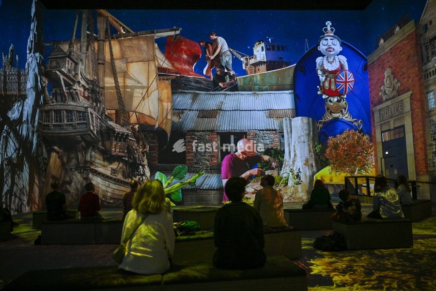 Scene from the Larger Than Life "The Aardman Story" Press screening at LightRoom, London, UK 13/10/2026
