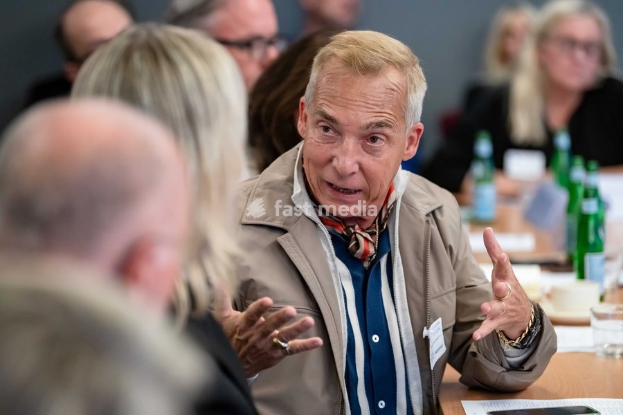 Agence France Presse General Counsel Christophe Walter-Petit is pictured during a meeting of the News Media Coalition (NMC) on Tuesday 13 October 2026, in Brussels