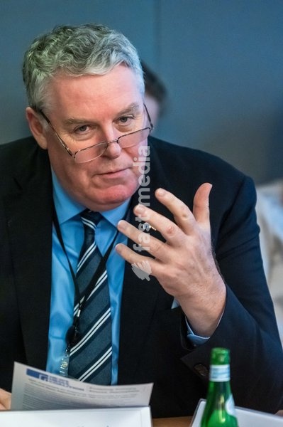 MEP for Renew, Ciaran Mullooly is pictured during a meeting of the News Media Coalition (NMC) on Tuesday 13 October 2026, in Brussels