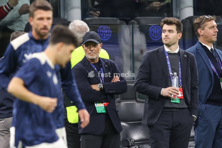 Club's chairman Bart Verhaeghe pictured before a soccer game between Italian Inter Milan and Belgian Club Brugge KV, Tuesday 13 October 2026 in Milan, Italy, on day 2 of the UEFA Champions League league phase