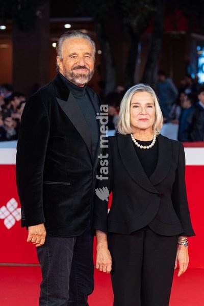 Christian De Sica and Silvia Verdone attend the Open Ceremony red carpet during the 20th Rome Film Festival at Auditorium Parco Della Musica in Rome, Italy on 13 October 2026