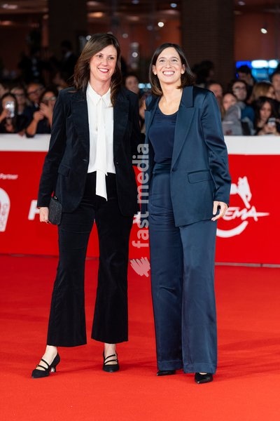 Paola Belloni and Elly Schlein attend the Open Ceremony red carpet during the 20th Rome Film Festival at Auditorium Parco Della Musica in Rome, Italy on 13 October 2026