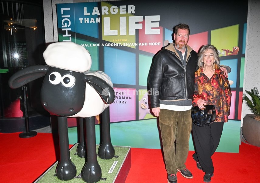 Nick Parks and Sir Peter lord Ben Turner and Maureen Lipman at 'Larger Than Life Starring Wallace & Gromit, Shaun and More' world premiere, Lightroom, London, UK - 13 Oct 2026 at LightRoom, UK 13/10/2026
