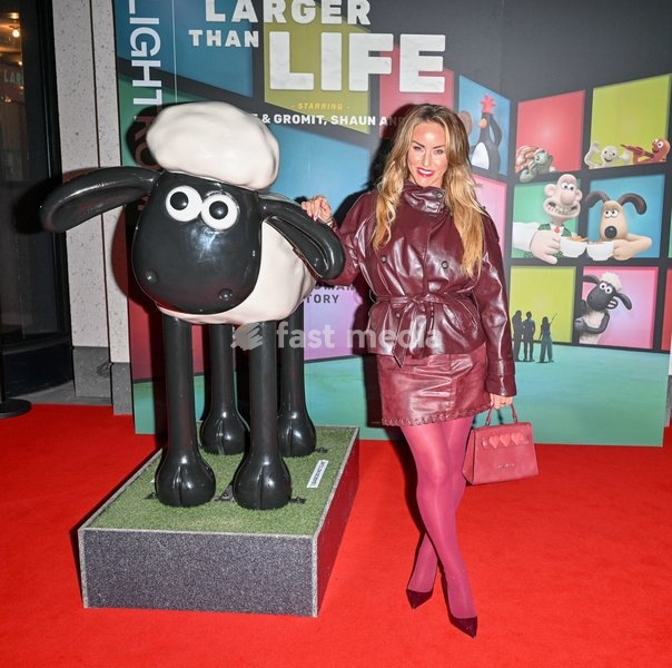 Nick Parks and Sir Peter lord Danielle Mason at 'Larger Than Life Starring Wallace & Gromit, Shaun and More' world premiere, Lightroom, London, UK - 13 Oct 2026 at LightRoom, UK 13/10/2026