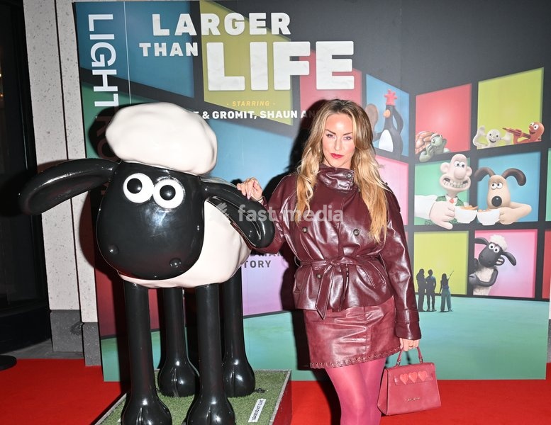 Nick Parks and Sir Peter lord Danielle Mason at 'Larger Than Life Starring Wallace & Gromit, Shaun and More' world premiere, Lightroom, London, UK - 13 Oct 2026 at LightRoom, UK 13/10/2026