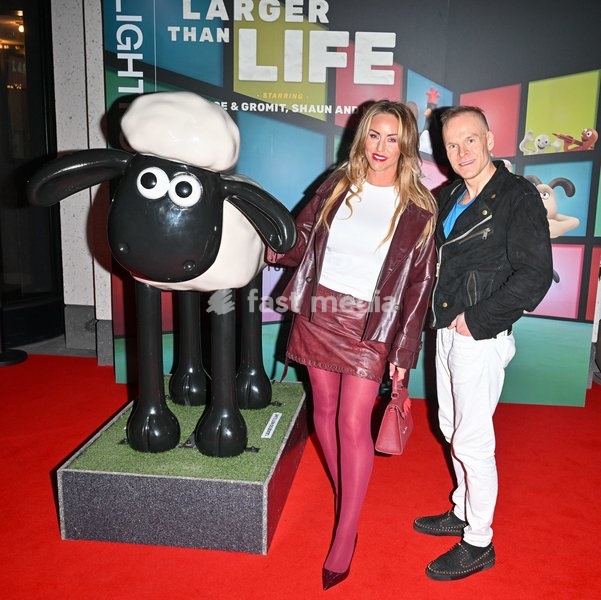 Nick Parks and Sir Peter lord Danielle Mason at 'Larger Than Life Starring Wallace & Gromit, Shaun and More' world premiere, Lightroom, London, UK - 13 Oct 2026 at LightRoom, UK 13/10/2026