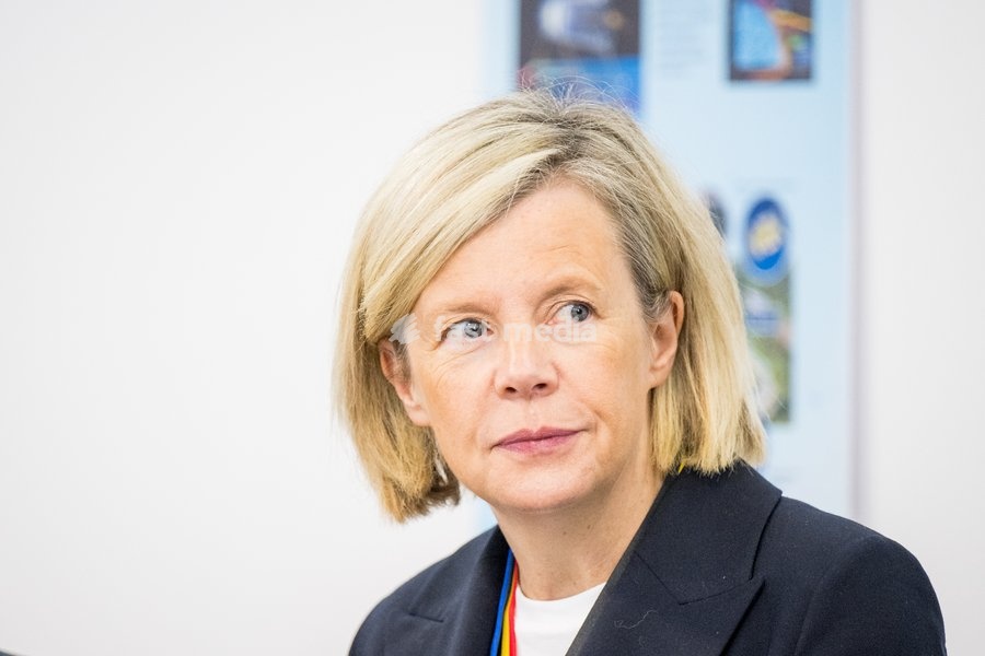 French Cooperation advisor and cultural action Severine Fautrelle pictured during the official state visit of the Belgian King and Queen to Kazakhstan, on Wednesday 14 October 2026. The first State Visit of Belgium's royal couple in central Asia from 11 to 14 October 2026, aims to highlight…