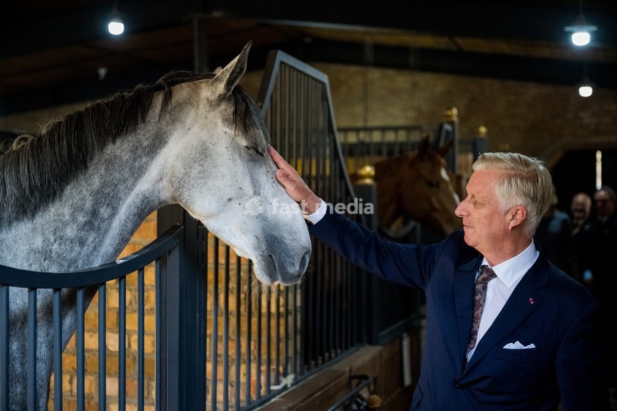 King Philippe - Filip of Belgium pictured during a Traditional Cultural Performance and lunch at the Haragun Country Resort the official state visit of the Belgian King and Queen to Kazakhstan, on Wednesday 14 October 2026. The first State Visit of Belgium's royal couple in central Asia from 11 to…