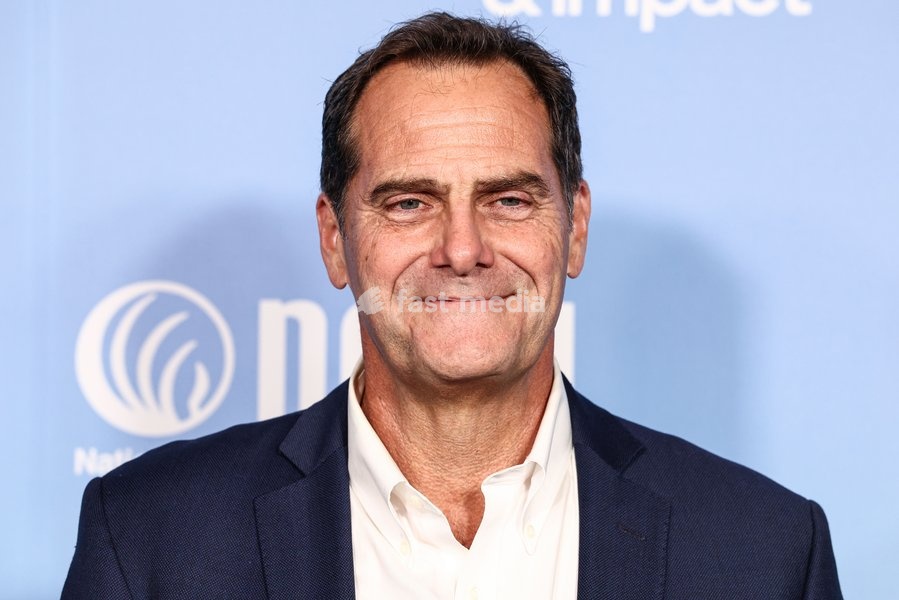 BEVERLY HILLS, LOS ANGELES, CALIFORNIA, USA - OCTOBER 13: Andy Buckley arrives at The National Alliance On Mental Illness' (NAMI) 'This Is Crazy!' Benefit Performance held at The Wallis Annenberg Center for the Performing Arts on October 13, 2026 in Beverly Hills, Los Angeles, California, United…
