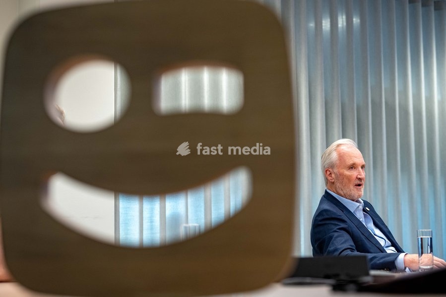 Telenet CEO John Porter is pictured during a press conference of the Telenet Group telecommunications firm at their headquarters in Mechelen on Wednesday 14 October 2026