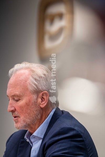 Telenet CEO John Porter is pictured during a press conference of the Telenet Group telecommunications firm at their headquarters in Mechelen on Wednesday 14 October 2026