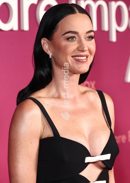 HOLLYWOOD, LOS ANGELES, CALIFORNIA, USA - OCTOBER 14: Katy Perry arrives at the 4th Annual Rare Impact Fund Benefit 2026: A Night of Radiance and Reflection - Selena Gomez Hosts the Fourth Annual Rare Impact Fund Benefit Supporting Youth Mental Health held at the Hollywood Palladium on October 14,…