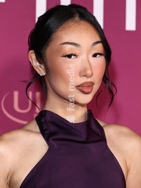 HOLLYWOOD, LOS ANGELES, CALIFORNIA, USA - OCTOBER 14: Kelly Huang arrives at the 4th Annual Rare Impact Fund Benefit 2026: A Night of Radiance and Reflection - Selena Gomez Hosts the Fourth Annual Rare Impact Fund Benefit Supporting Youth Mental Health held at the Hollywood Palladium on October 14,…