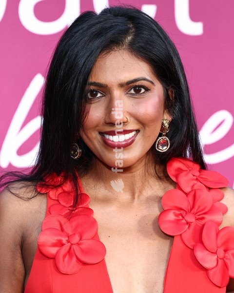 HOLLYWOOD, LOS ANGELES, CALIFORNIA, USA - OCTOBER 14: Vidya Gopalan arrives at the 4th Annual Rare Impact Fund Benefit 2026: A Night of Radiance and Reflection - Selena Gomez Hosts the Fourth Annual Rare Impact Fund Benefit Supporting Youth Mental Health held at the Hollywood Palladium on October…