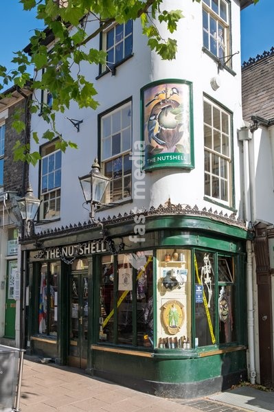 With a bar that measures just 15ft by 7ft, The Nutshell public house, proudly holds the title of smallest pub in Britain as confirmed in the Guinness Book of Records. Bury St Edmunds, Suffolk. United Kingdom. 14 October 2026