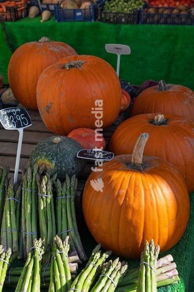 Market in central Bury St Edmunds. Bury St Edmunds, Suffolk. United Kingdom. 14 October 2026