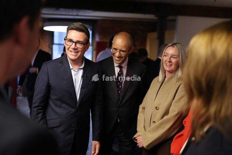15/10/2026. Manchester, United Kingdom. Prime Minister Andy Burnham visits The Kings Trust