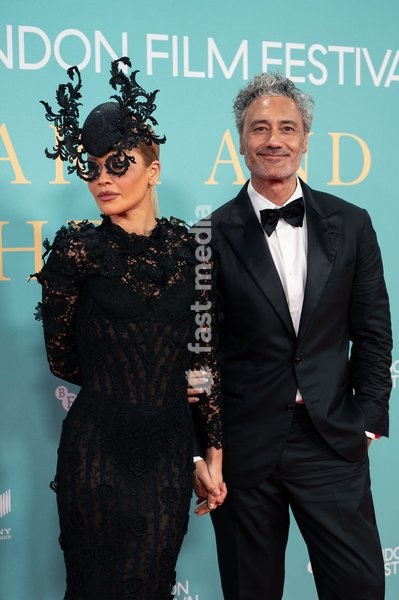 Taika Waititi (R) and Rita Ora attend the "Klara And The Sun" Gala Screening during The 70th BFI London Film Festival at The Royal Festival Hall on October 15, 2026 in London, England