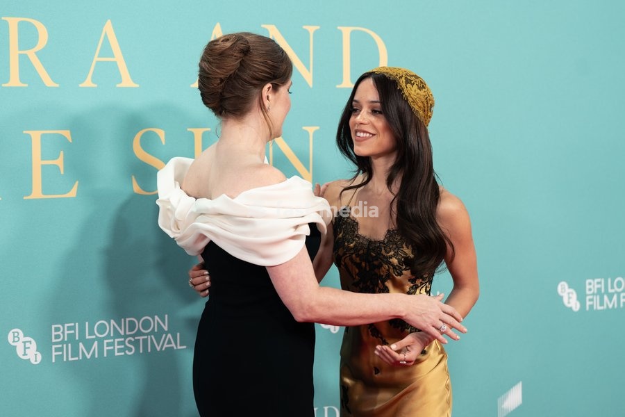 Amy Adams (L) and Jenna Ortega attend the "Klara And The Sun" Gala Screening during The 70th BFI London Film Festival at The Royal Festival Hall on October 15, 2026 in London, England