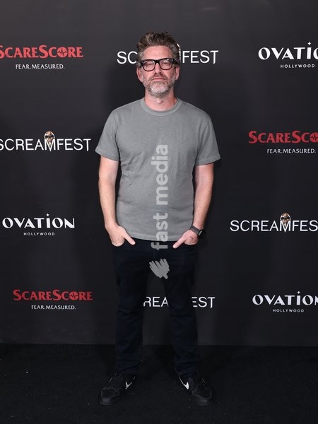 K Asher Levin at the 26th Annual Screamfest Horror Film Festival - Closing Night - World Premiere of Briarcliff Entertainment's 'Christmas At The Kringles' held at TCL Chinese 6 Theatres at Ovation Hollywood on October 15, 2026 in Hollywood, Los Angeles, California, United States