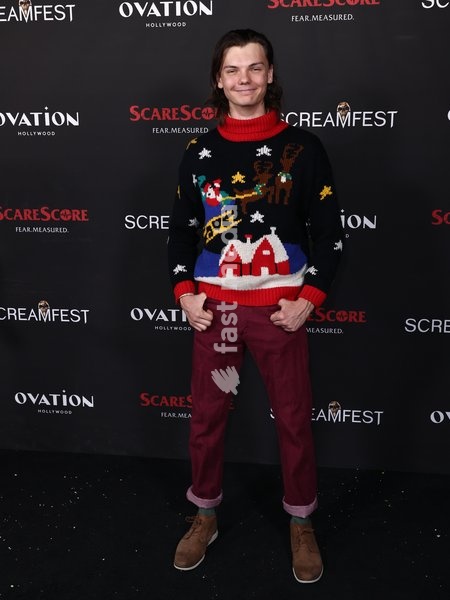 Zeke Jones at the 26th Annual Screamfest Horror Film Festival - Closing Night - World Premiere of Briarcliff Entertainment's 'Christmas At The Kringles' held at TCL Chinese 6 Theatres at Ovation Hollywood on October 15, 2026 in Hollywood, Los Angeles, California, United States