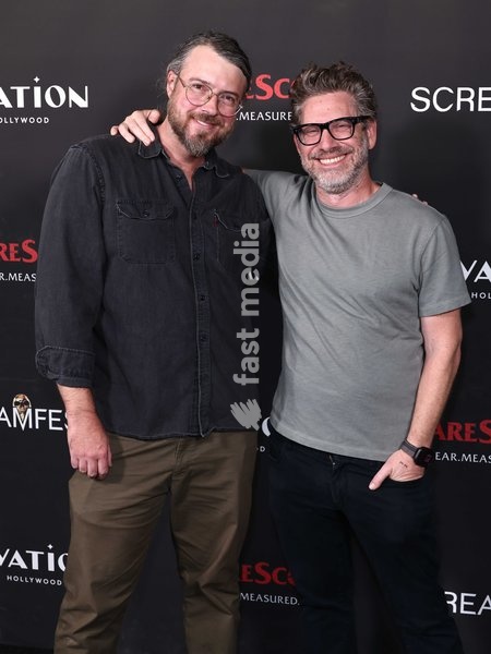 Zack Imbrogno and K Asher Levin at the 26th Annual Screamfest Horror Film Festival - Closing Night - World Premiere of Briarcliff Entertainment's 'Christmas At The Kringles' held at TCL Chinese 6 Theatres at Ovation Hollywood on October 15, 2026 in Hollywood, Los Angeles, California, United States