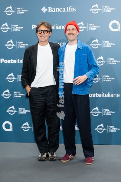 Dario Zonta and Carlo Zoratti attend the “Lorenzo – L'Incredibile avventura di Jovanotti” photocall during the 21st Rome Film Festival at Auditorium Parco Della Musica in Rome, Italy on 16 October, 2026