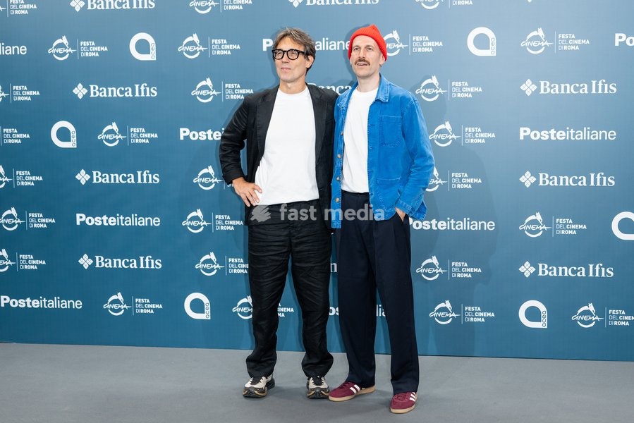 Dario Zonta and Carlo Zoratti attend the “Lorenzo – L'Incredibile avventura di Jovanotti” photocall during the 21st Rome Film Festival at Auditorium Parco Della Musica in Rome, Italy on 16 October, 2026